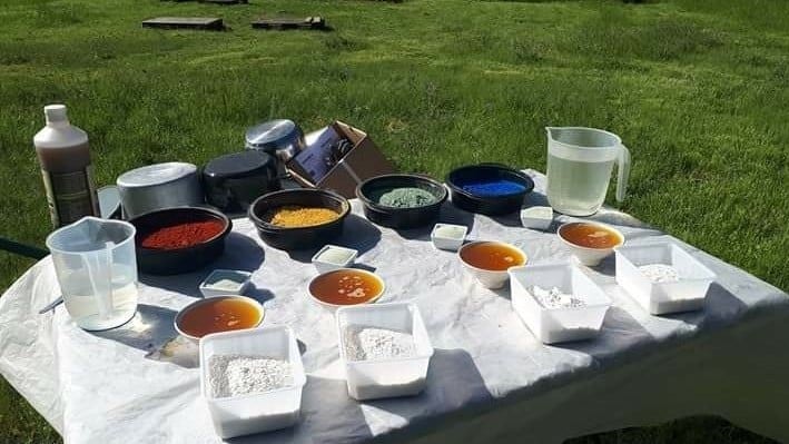 peinture pigment naturel -les terres d'athes - alpinstore